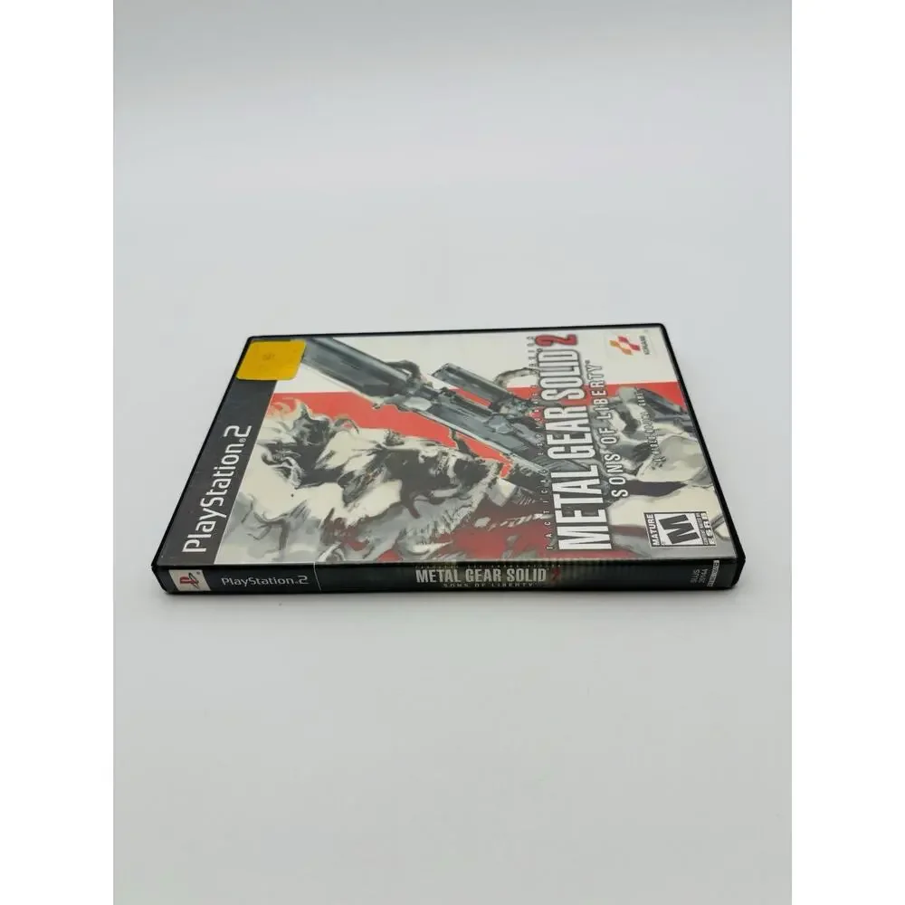 Metal Gear Solid 2 Sons Of Liberty Sony Playstation 2 PS2 Tested Works VG CIB